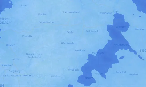 Regenradar-Vorschau: aktuelle Niederschläge in Malzhagen und Umgebung