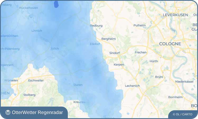 OtterWetter Regenradar-Widget Manheim