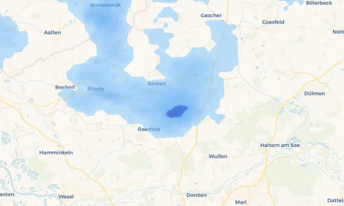 Regenradar Vorschaubild - Aktuelle Niederschläge in Marbeck und Umgebung