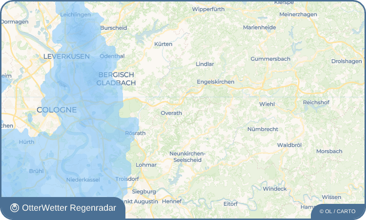 OtterWetter Regenradar-Widget Marialinden