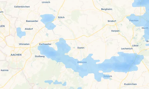 Regenradar-Vorschau: aktuelle Niederschläge in Mariaweiler und Umgebung