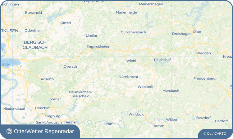 OtterWetter Regenradar-Widget Marienberghausen