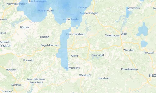 Regenradar Vorschaubild - Aktuelle Niederschläge in Marienhagen und Umgebung
