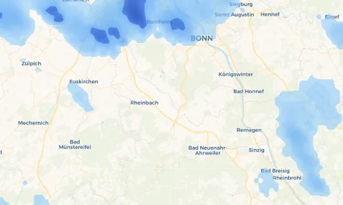 Regenradar Vorschaubild - Aktuelle Niederschläge in Meckenheim und Umgebung