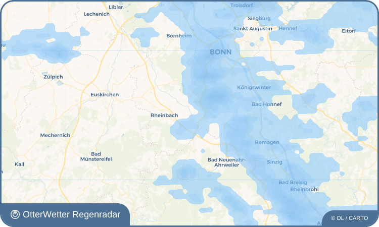 OtterWetter Regenradar-Widget Meckenheim