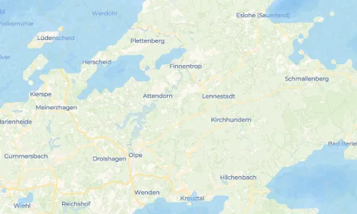 Regenradar Mecklinghausen: aktuelle Niederschläge in Mecklinghausen und Umgebung, Stand 20. Oktober 2026 um 17:40 Uhr