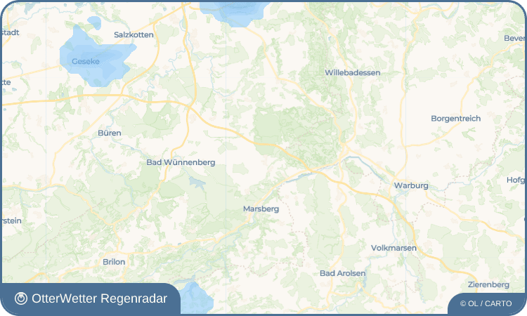 OtterWetter Regenradar-Widget Meerhof