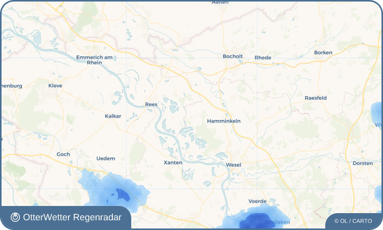 OtterWetter Regenradar-Widget Mehrhoog