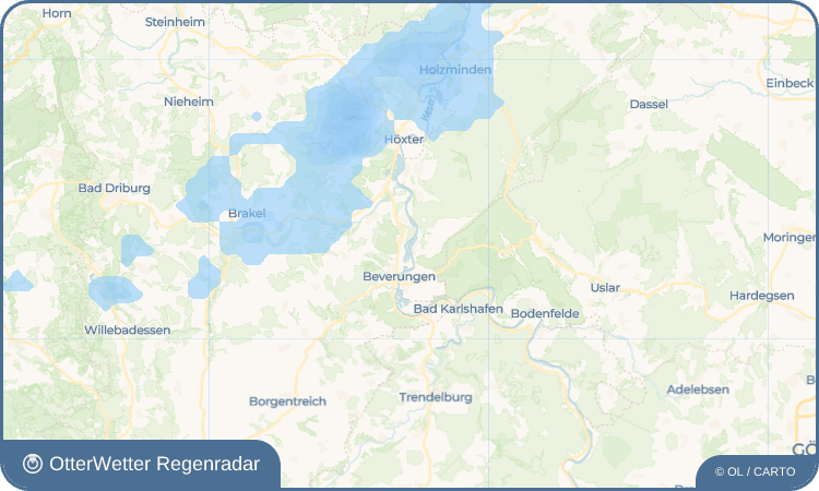 OtterWetter Regenradar-Widget Meinbrexen