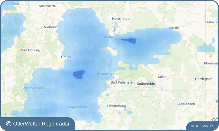 Wetter-Widget-Vorschau mit Vorhersagedaten für Meinbrexen
