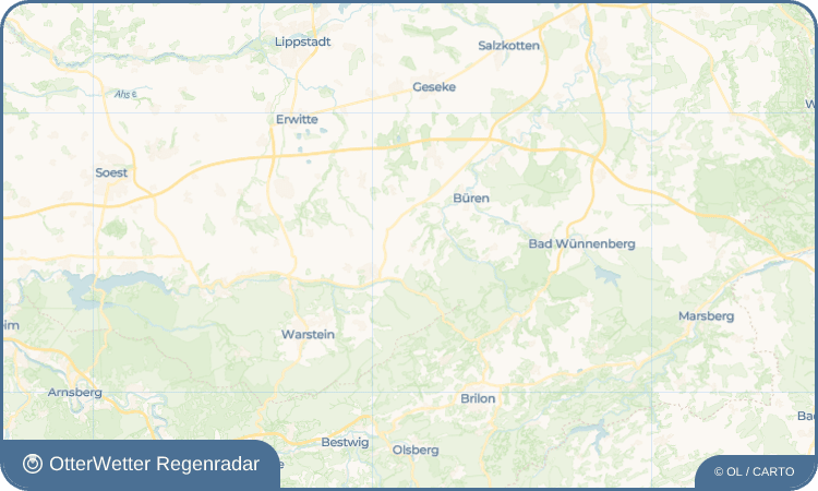 OtterWetter Regenradar-Widget Meiste