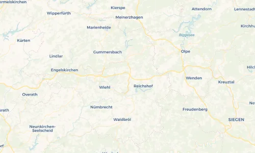 Regenradar Vorschaubild - Aktuelle Niederschläge in Mennkausen und Umgebung