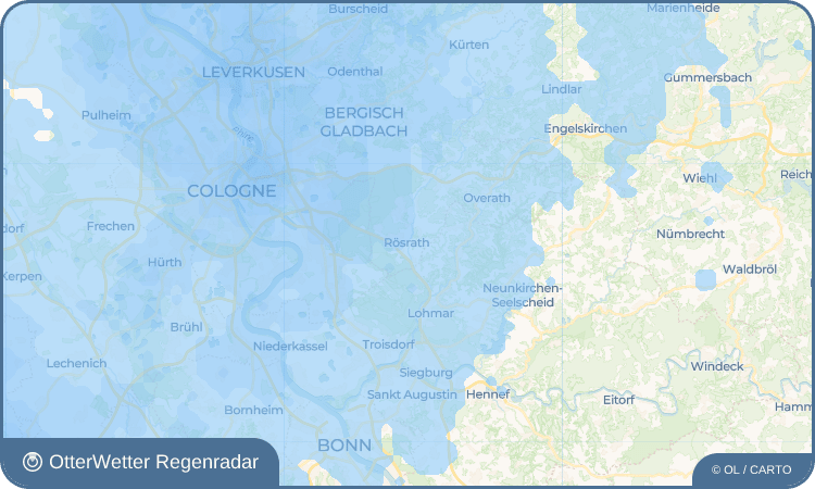 OtterWetter Regenradar-Widget Menzlingen