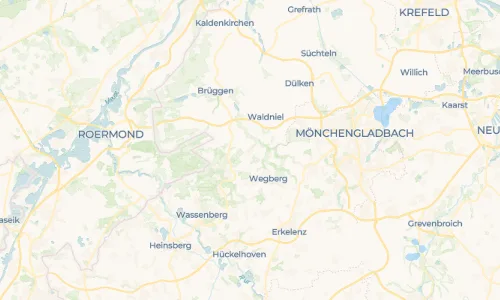 Regenradar Vorschaubild - Aktuelle Niederschläge in Merbeck und Umgebung