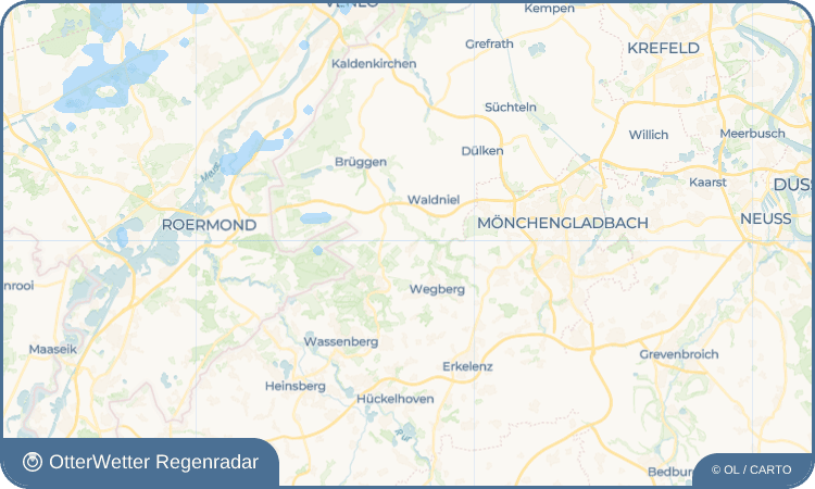 OtterWetter Regenradar-Widget Merbeck