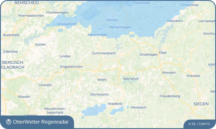 Wetter-Widget-Vorschau mit Vorhersagedaten für Merkausen
