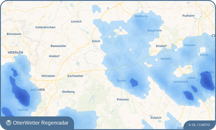 OtterWetter Regenradar-Widget Merken