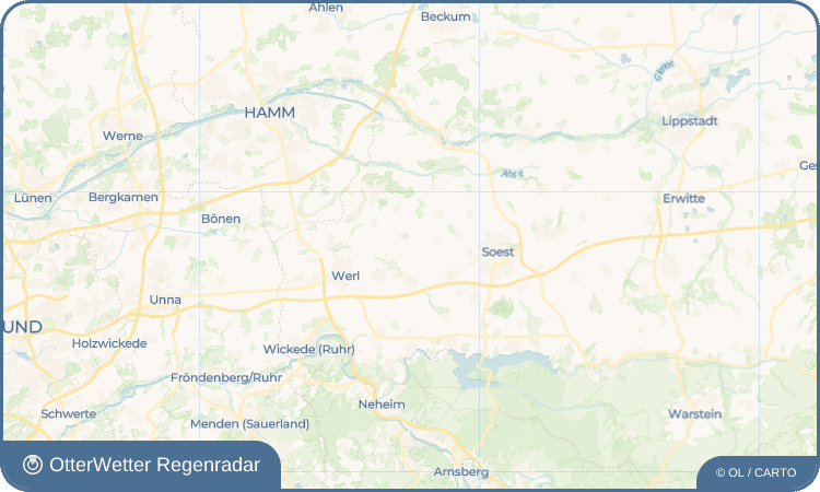 OtterWetter Regenradar-Widget Merklingsen