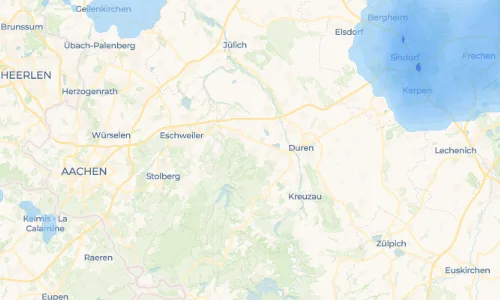 Regenradar Vorschaubild - Aktuelle Niederschläge in Merode und Umgebung
