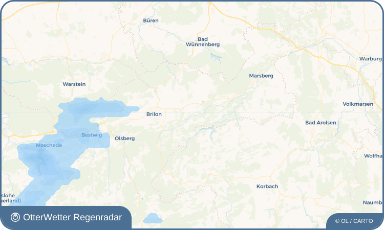 Wetter-Widget-Vorschau mit Vorhersagedaten für Messinghausen