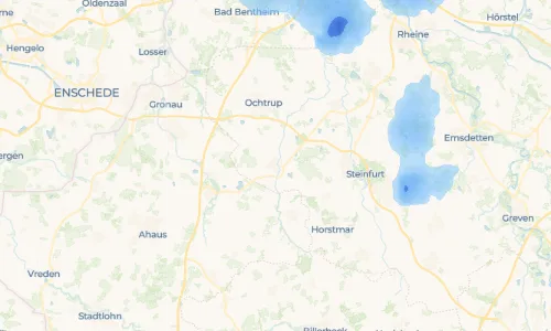 Regenradar Vorschaubild - Aktuelle Niederschläge in Metelen und Umgebung