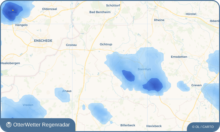 OtterWetter Regenradar-Widget Metelen
