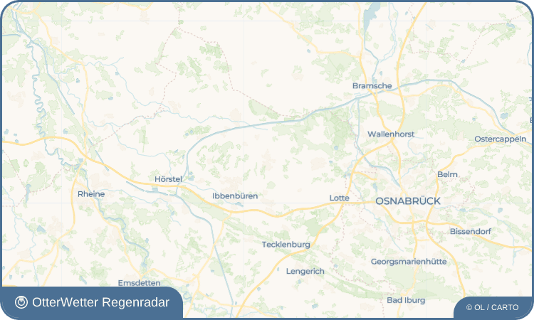 OtterWetter Regenradar-Widget Mettingen