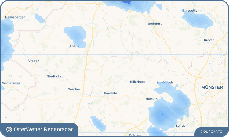 OtterWetter Regenradar-Widget Midlich