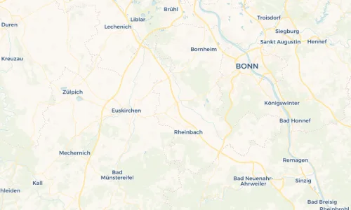 Regenradar Vorschaubild - Aktuelle Niederschläge in Miel und Umgebung