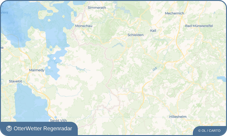 OtterWetter Regenradar-Widget Miescheid