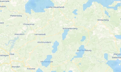 Regenradar Vorschaubild - Aktuelle Niederschläge in Milchenbach und Umgebung
