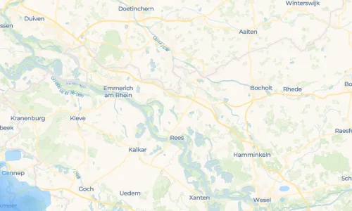 Regenradar Vorschaubild - Aktuelle Niederschläge in Millingen und Umgebung