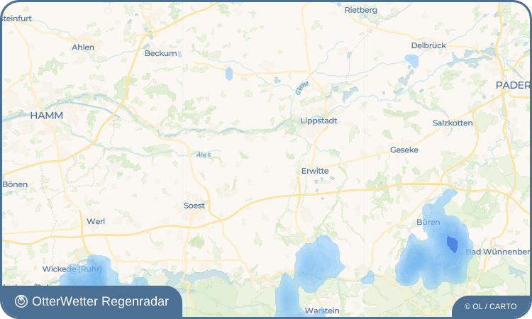 OtterWetter Regenradar-Widget Millinghausen