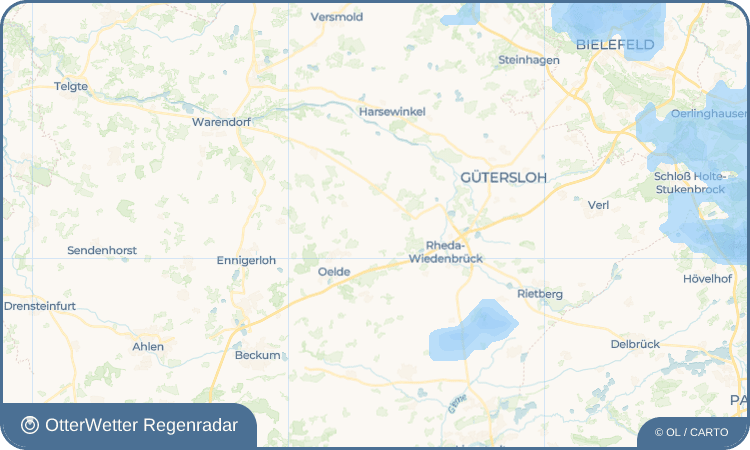 OtterWetter Regenradar-Widget Möhler
