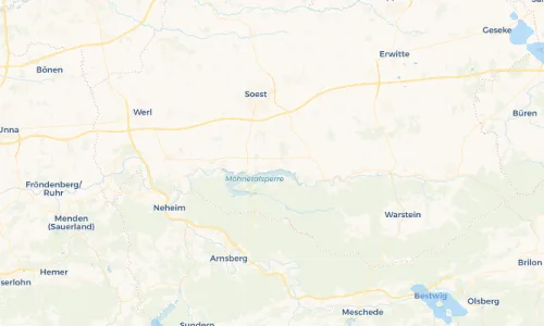 Regenradar Vorschaubild - Aktuelle Niederschläge in Möhnesee und Umgebung