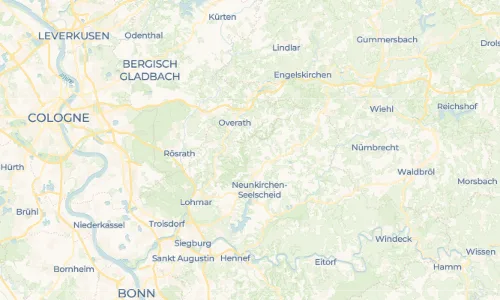Regenradar Mohlscheid: aktuelle Niederschläge in Mohlscheid und Umgebung, Stand 20. Oktober 2026 um 3:15 Uhr