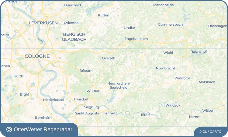 Wetter-Widget-Vorschau mit Vorhersagedaten für Mohlscheid
