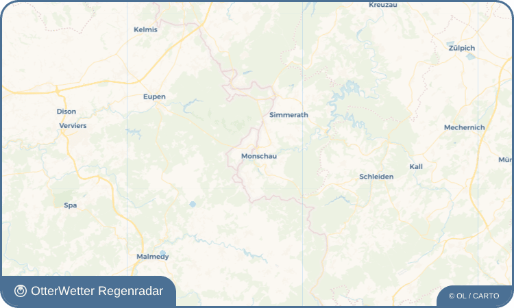 OtterWetter Regenradar-Widget Monschau