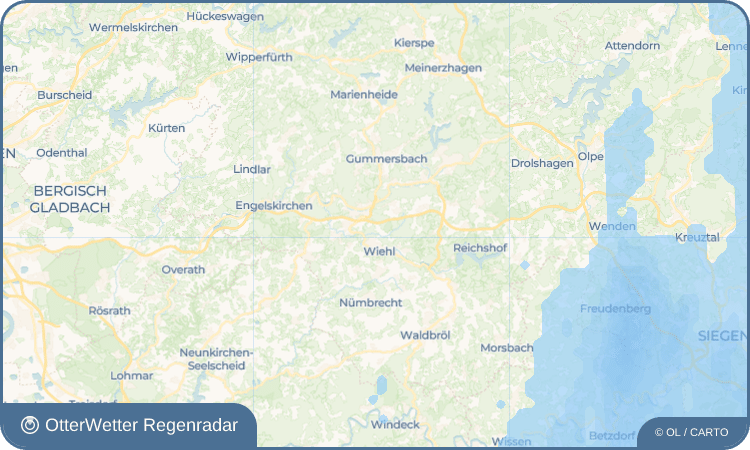 OtterWetter Regenradar-Widget Morkepütz