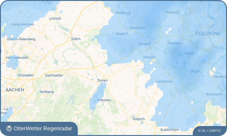 OtterWetter Regenradar-Widget Morschenich
