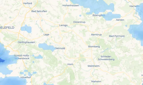 Regenradar Vorschaubild - Aktuelle Niederschläge in Mosebeck und Umgebung