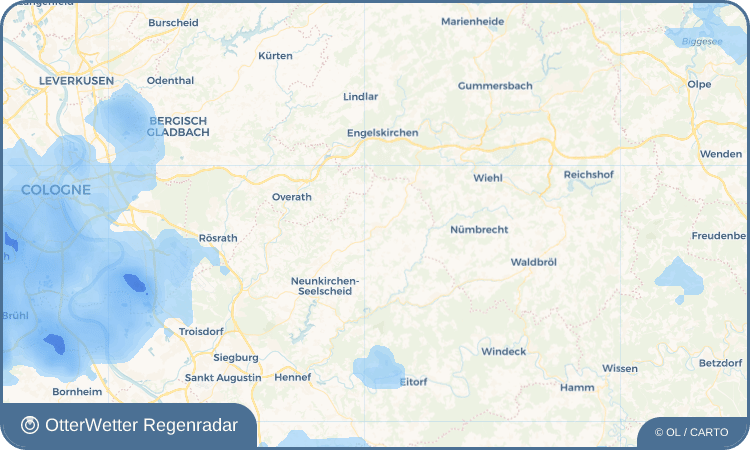 OtterWetter Regenradar-Widget Much