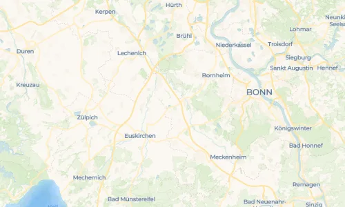 Regenradar Vorschaubild - Aktuelle Niederschläge in Müggenhausen und Umgebung