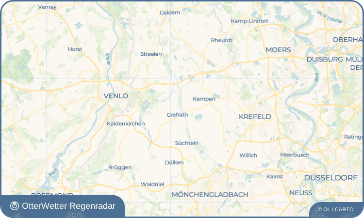 OtterWetter Regenradar-Widget Mülhausen