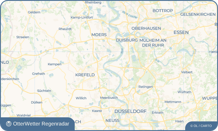 OtterWetter Regenradar-Widget Mündelheim