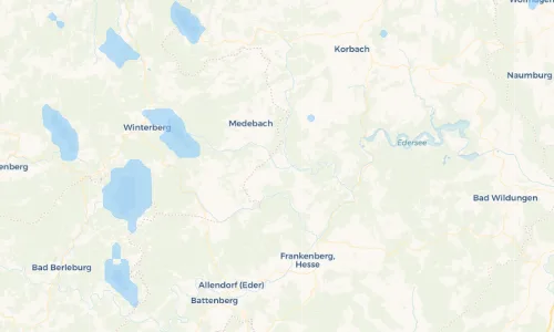 Regenradar Vorschaubild - Aktuelle Niederschläge in Münden und Umgebung
