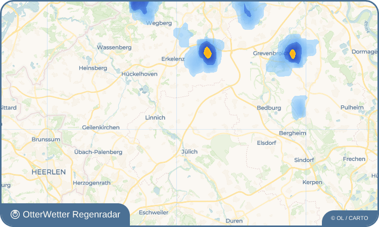 Widget-Vorschau für Müntz Wetter-Widget-Vorschau mit Vorhersagedaten für Müntz