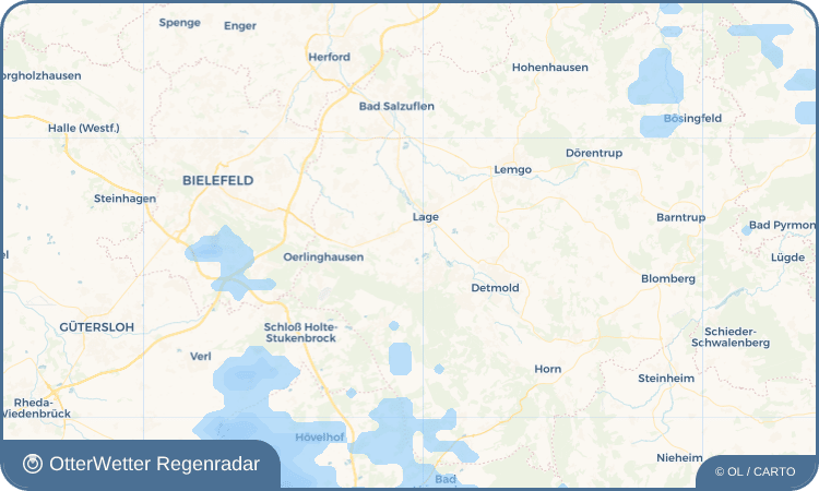 Widget-Vorschau für Müssen Wetter-Widget-Vorschau mit Vorhersagedaten für Müssen