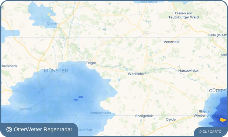 Widget-Vorschau für Müssingen Wetter-Widget-Vorschau mit Vorhersagedaten für Müssingen