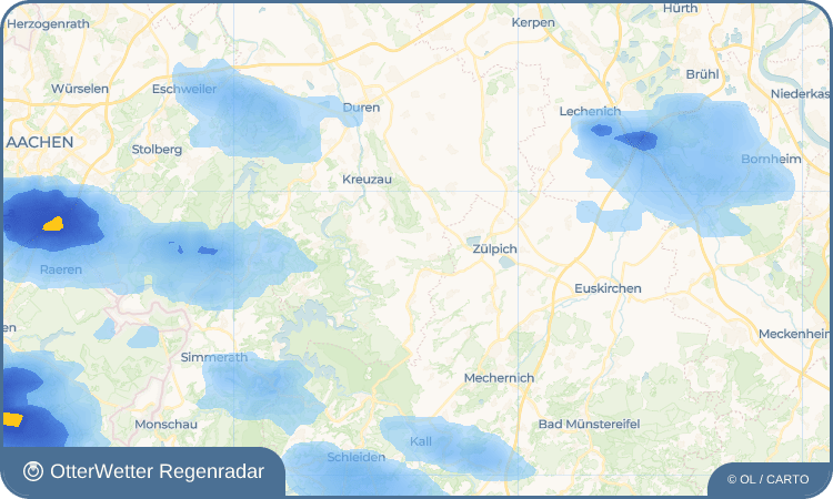 OtterWetter Regenradar-Widget Muldenau